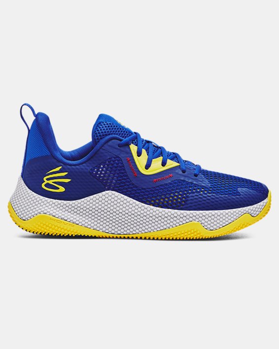 Unisex Curry UA HOVR™ Splash 3 Basketball Shoes in Blue image number 0